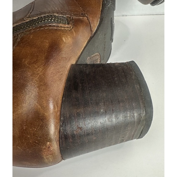 Born Milari Double Buckle Block Heel Knee-High Boots Brown Size 10 EU 42 *Flawed - Picture 10 of 16